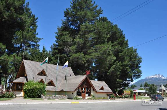 Centro de visitantes da cidade de origem galesa de Trevelin ('cidade do moinho'), na Argentina